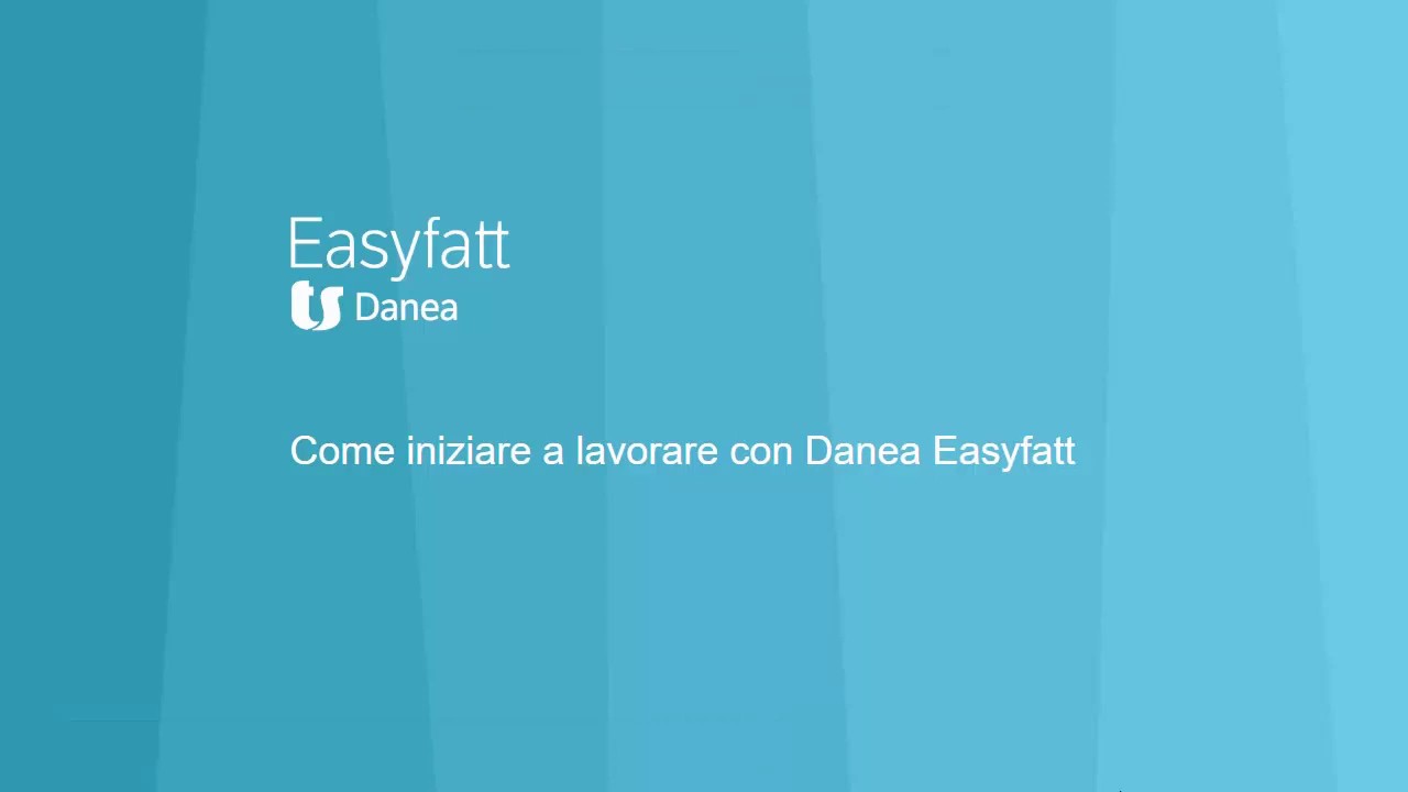 Iniziare a lavorare con Danea Easyfatt