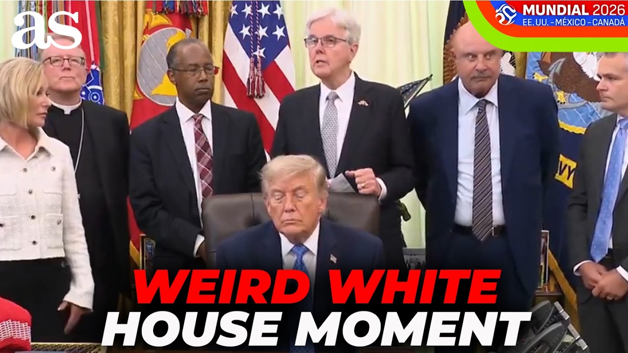 Trump OPENS PRESS Q&A then SHUTS IT DOWN after RELIGIOUS LIBERTY MEETING in the OVAL OFFICE