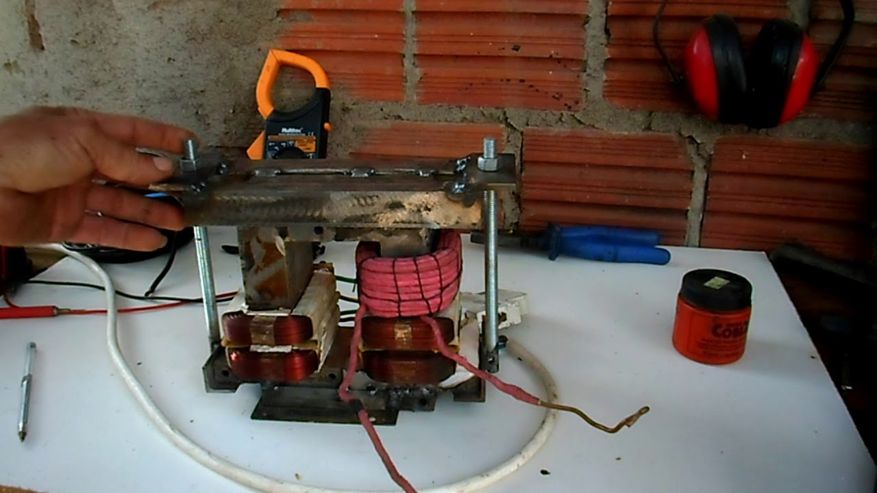 novo modelo   maquina  de solda   com  trafos de microondas  1 parte