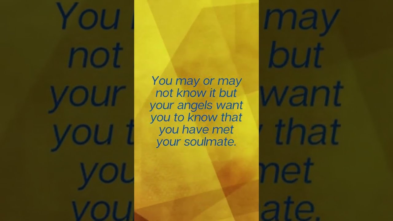 Angel Reading Today: You&rsquo;ve Met Your Soulmate! #Shorts