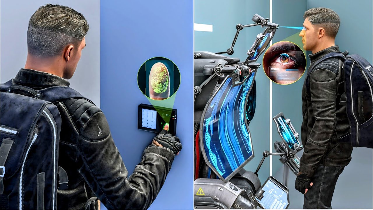 How Fingerprint and Iris Scanning Work in Biometrics? (3D Animation)