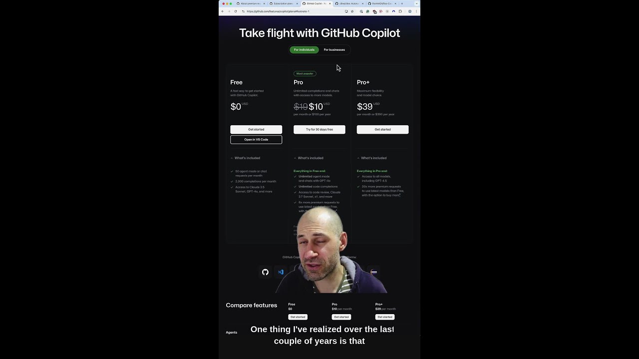 Новые ограничения GitHub Copilot Pro
