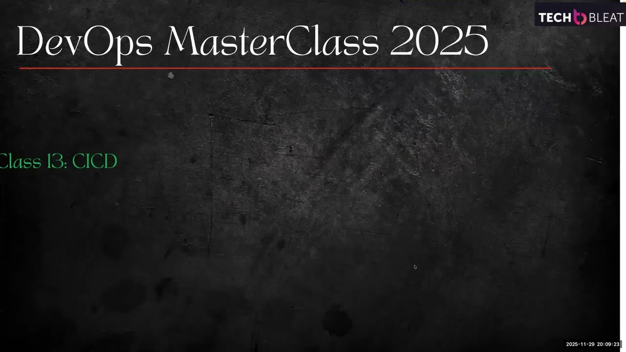 Class 13: CICD
