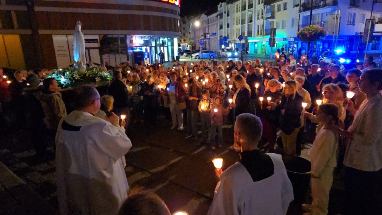 Matka Boża Fatimska w Kołobrzegu.  Procesja 13.09.2025