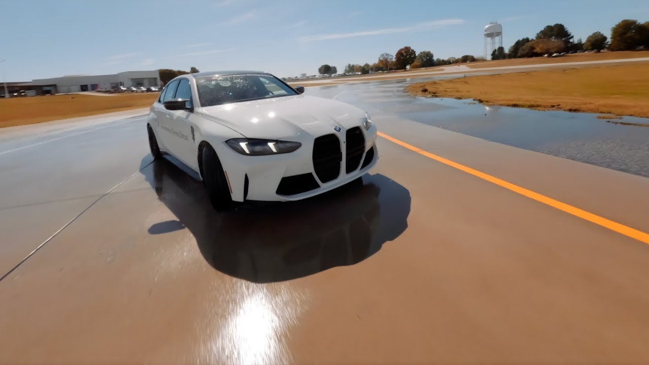 Hot Lap At BMW Performance Center Filmed With An FPV Drone