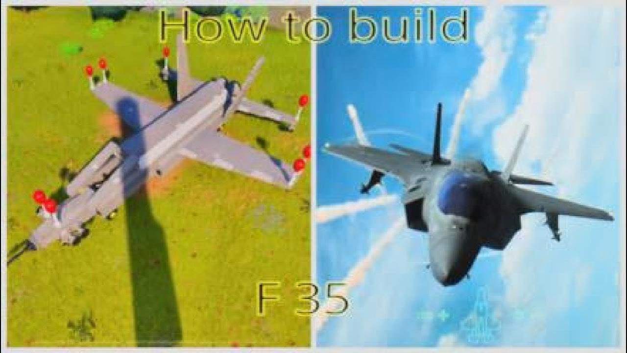 Lego Fortnite how to build F 35