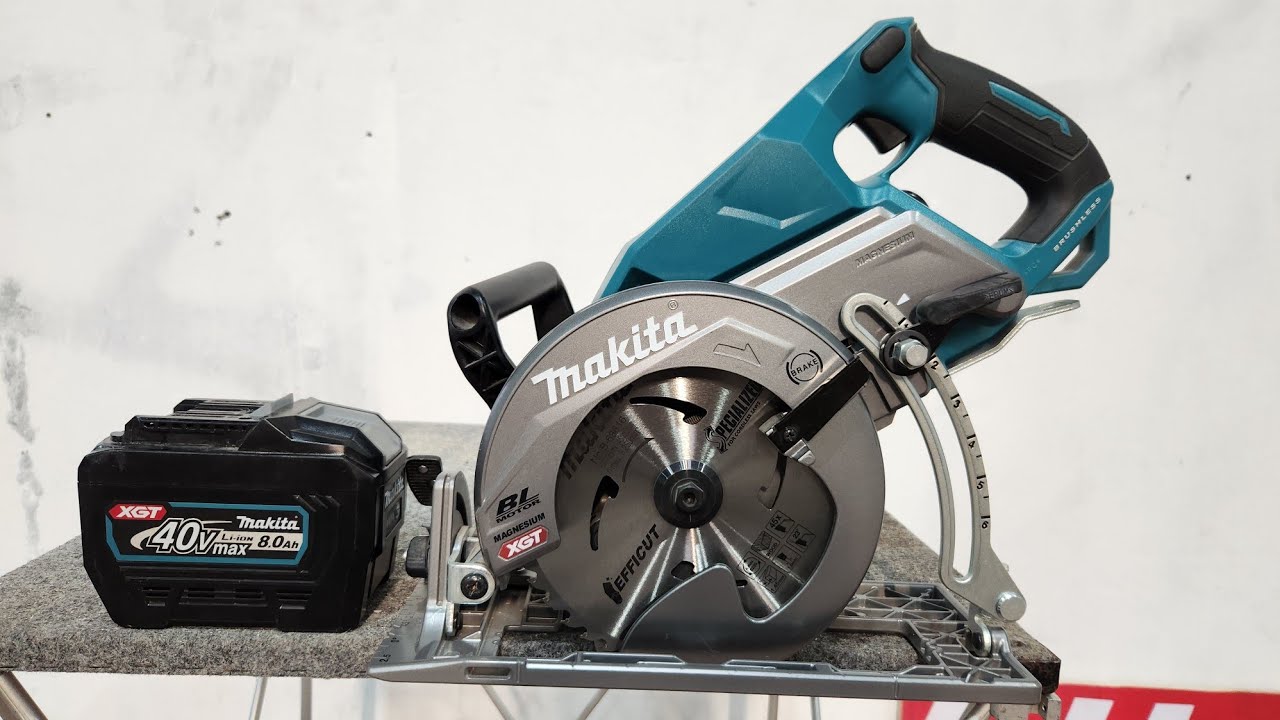 Wow New Makita XGT 40v Max Cordless Rear Handle Saw RS001G ( 185mm )