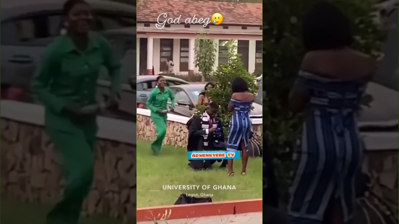 Proposal on graduation day@ Legon campus