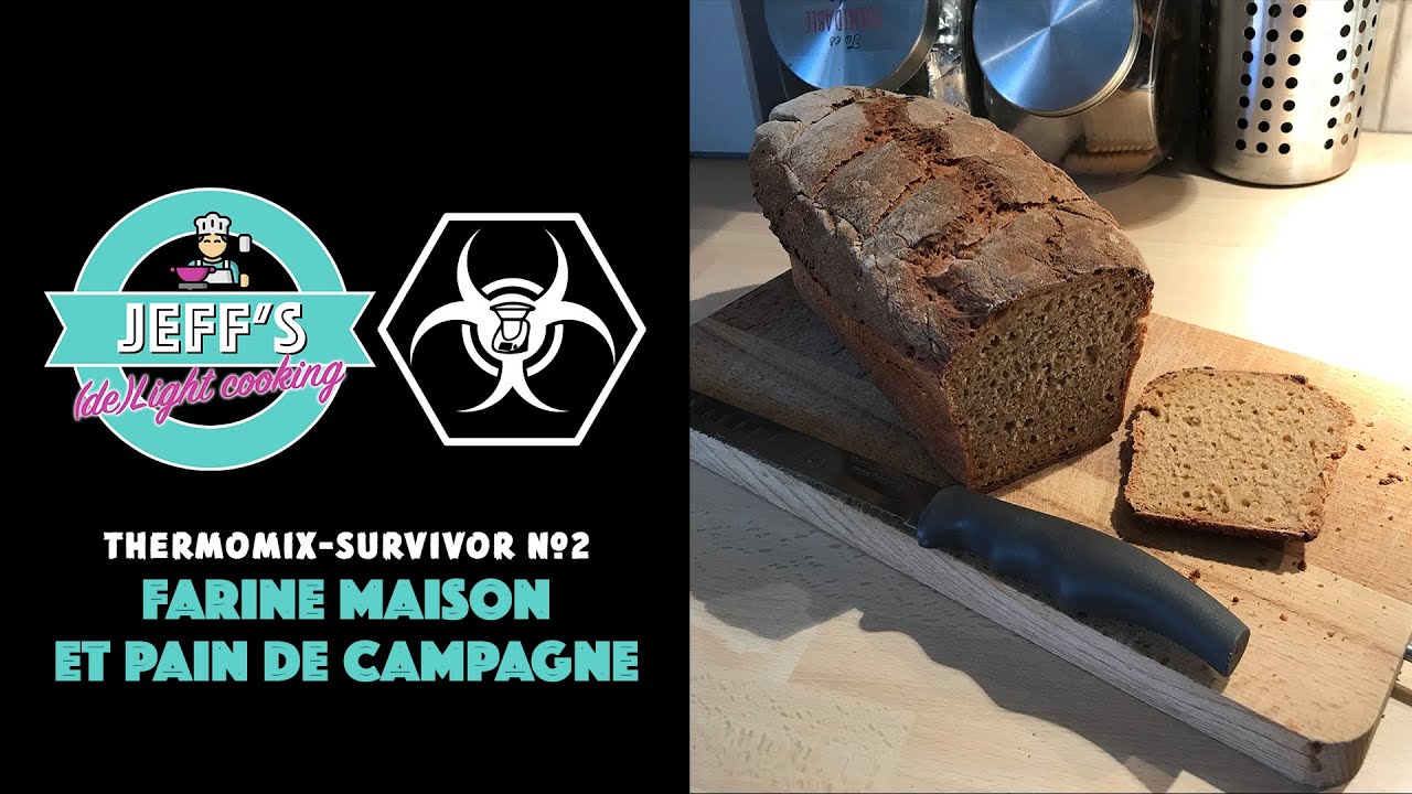 Thermomix Survivor 2 : Farine maison et Pain de campagne