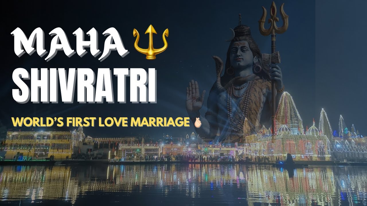 World’s First Love Marriage of Shiva-Parvati 🔱 Mahashivratri | @anshulsomanivlogs 