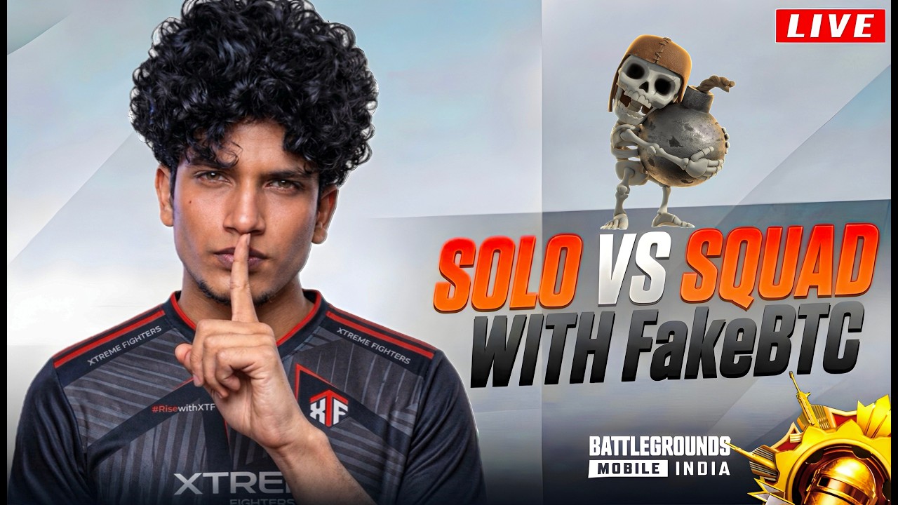 BGMI🔥Only Hotdrop Solo vs Squad | High Kills | Aggressive | Shorts Live  #bgmi #bgmilive #pubgmobile