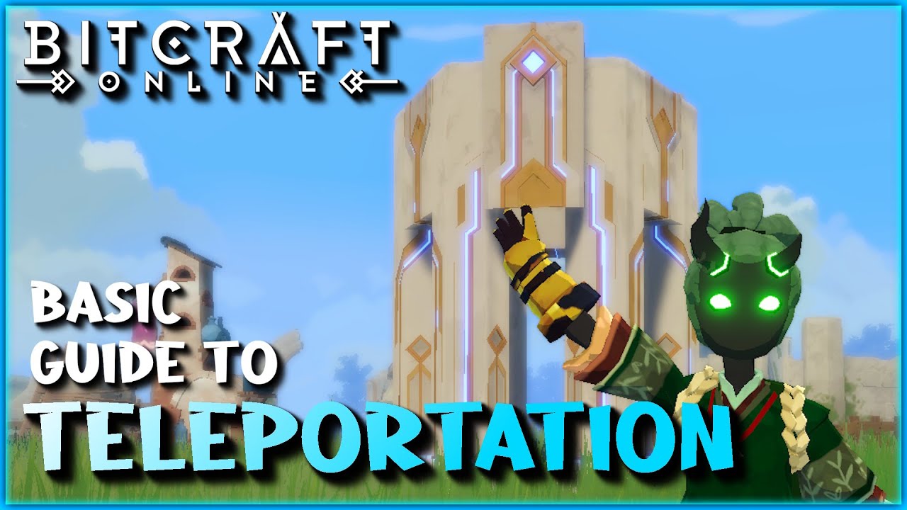 Как работает ТЕЛЕПОРТАЦИЯ в BITCRAFT? (Ранний доступ BitCraft)