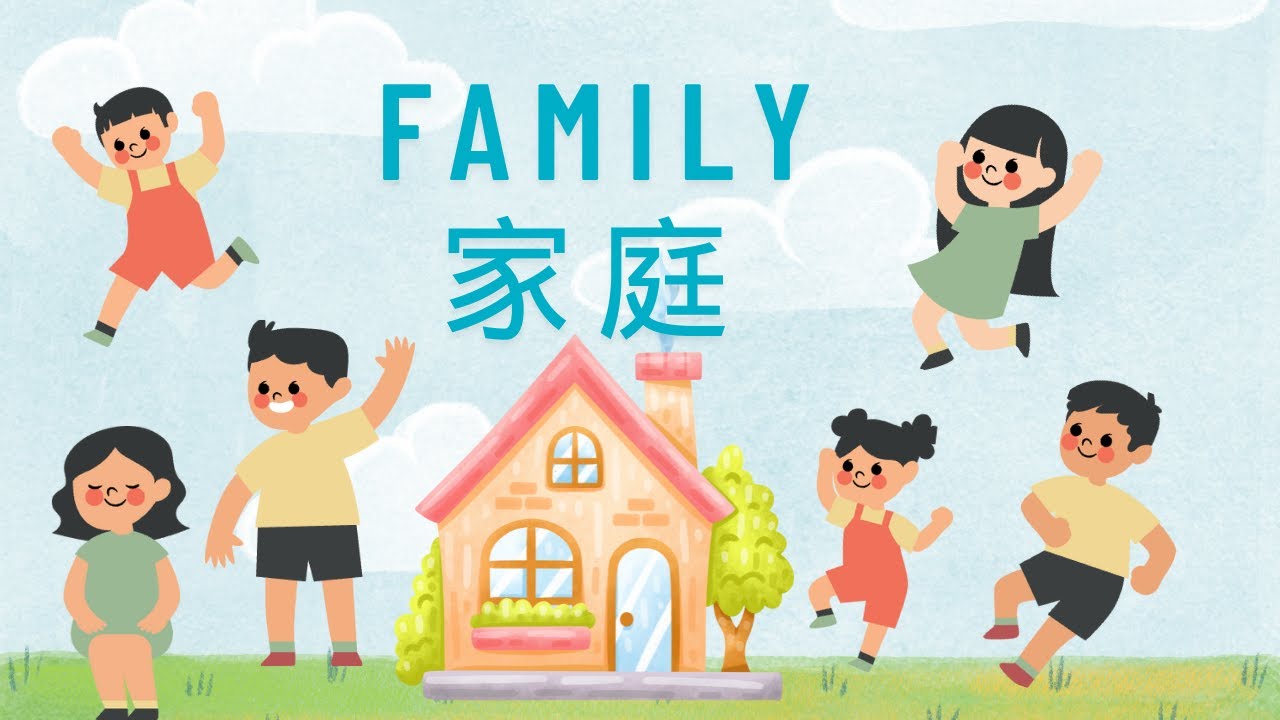 Family Members in Mandarin Chinese - Learn Chinese for Kids, Beginners, AP Chinese