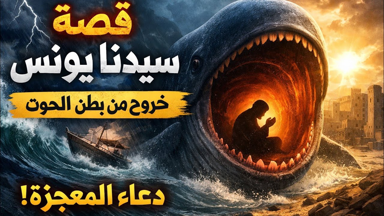 قصة سيدنا يونس عليه السلام | من الغضب إلى بطن الحوت… أعظم دعاء فك الكرب