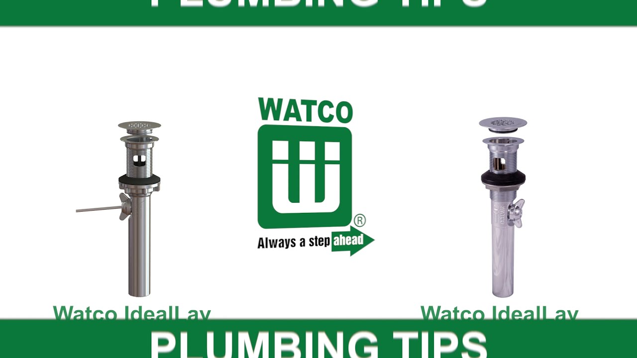 IdealLav Sink Drain--Removable Grid Strainer