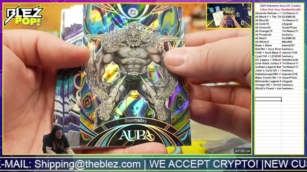 2025 Kakawow Aura DC 2 Box Break Pick Your Parallel Set #05