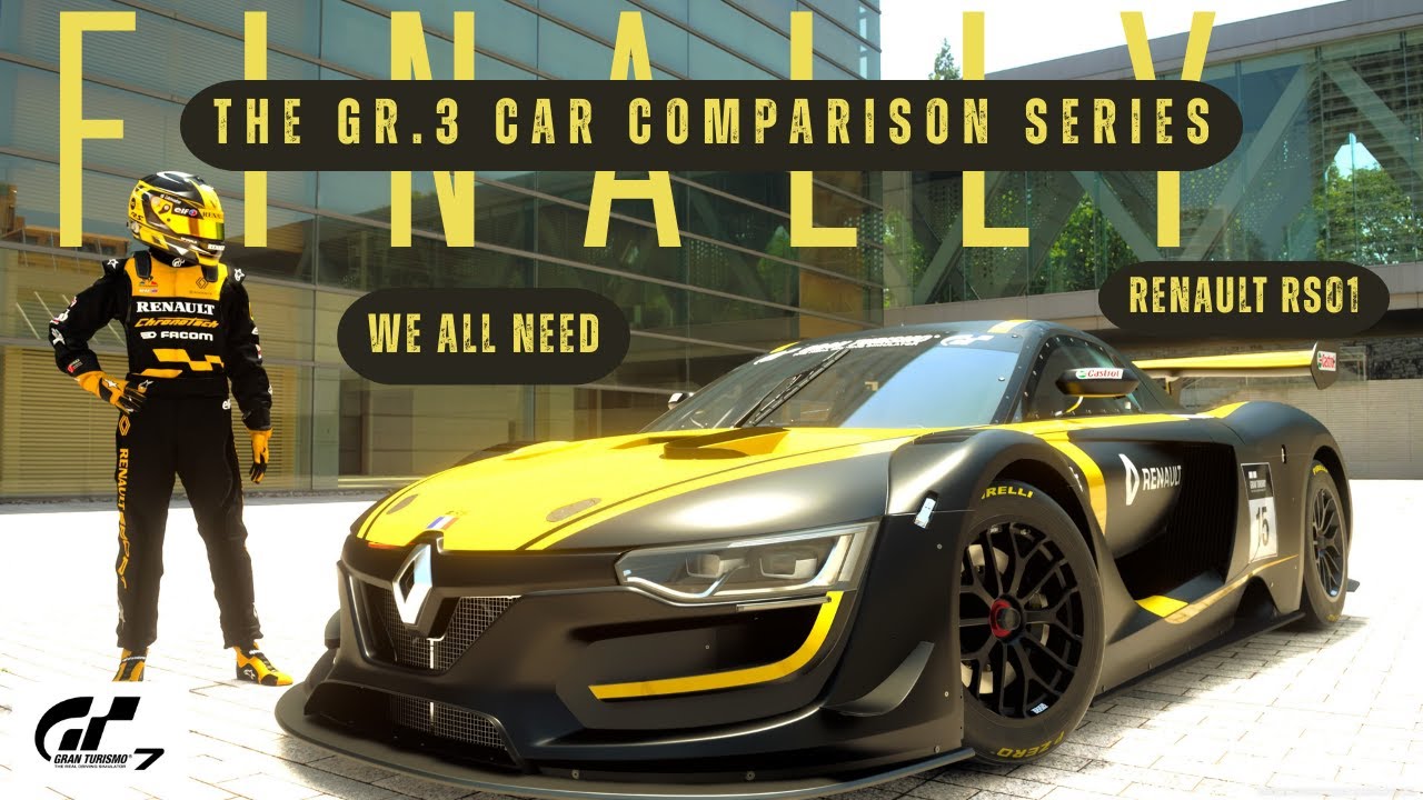 GT7 Gr3 best car comparison series - post BoP update 1.66 - Renault RS01
