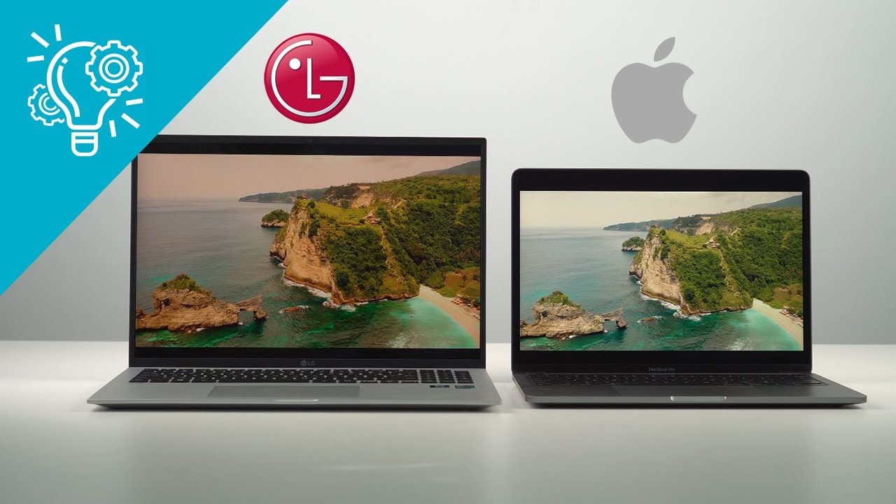 M1 MacBook Pro vs LG GRAM Display Comparison