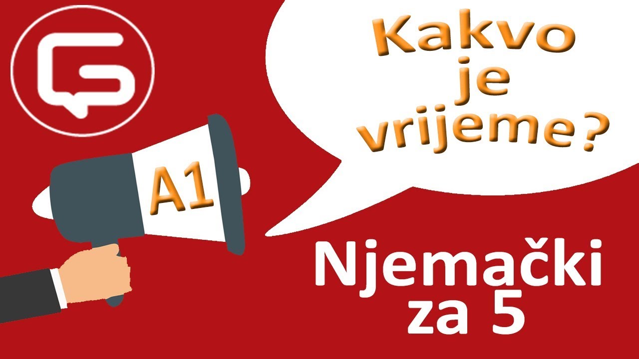 Njemački za 5: Kakvo je vrijeme? (epizoda 18)