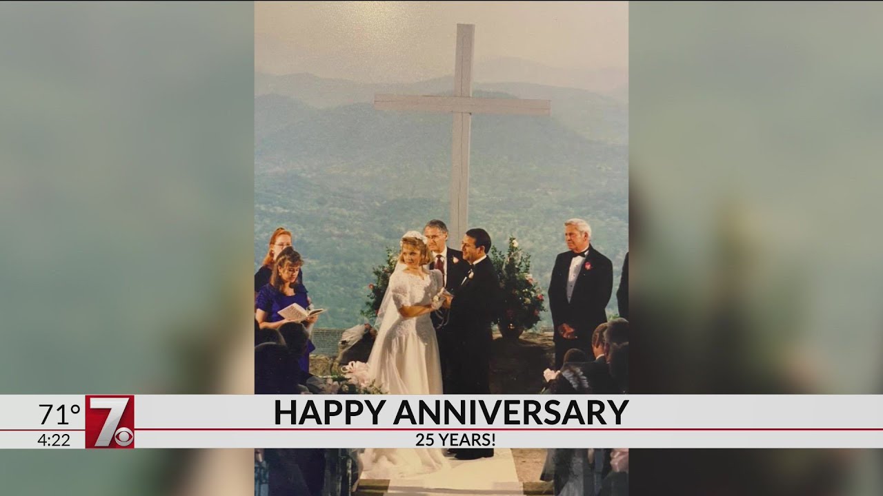 25 Years! It's been that long since we showed you Amy Wood's wedding on tv