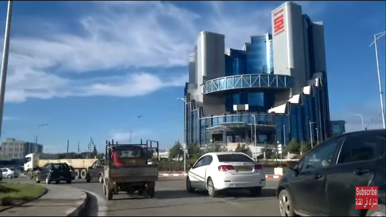 Driving in oran Algérie 2015 01 23 وهران الجزائر