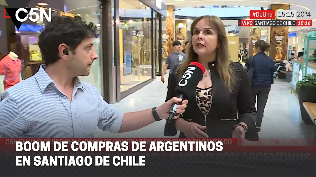 C5N en CHILE: BOOM de COMPRAS de ARGENTINOS por la DIFERENCIA de PRECIOS