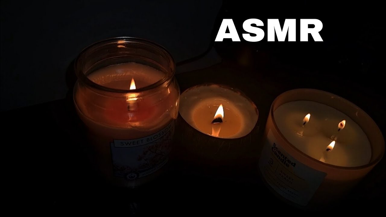 ASMR 8 Minutes of Candle Burning 🕯Crackling Sounds for Relaxation (NO TALKING)