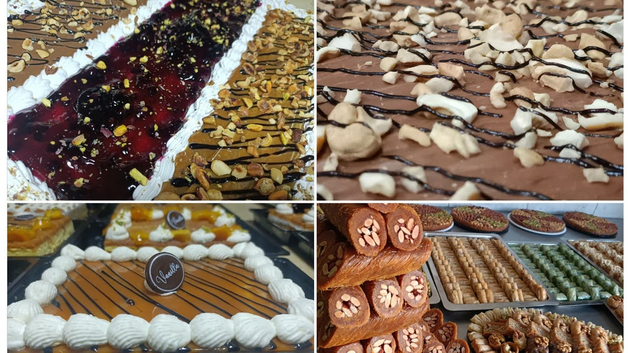 طريقة تحضير مدلعه بلو بيري 😍وكراميل ونوتيلا وكنافه مكسرات بالنوتيلا