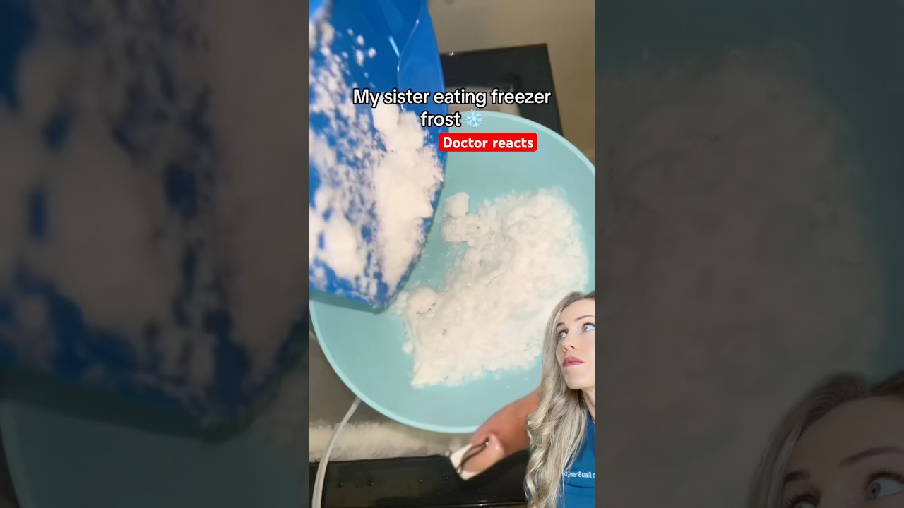 Doctor reacts: eating freezer frost?!