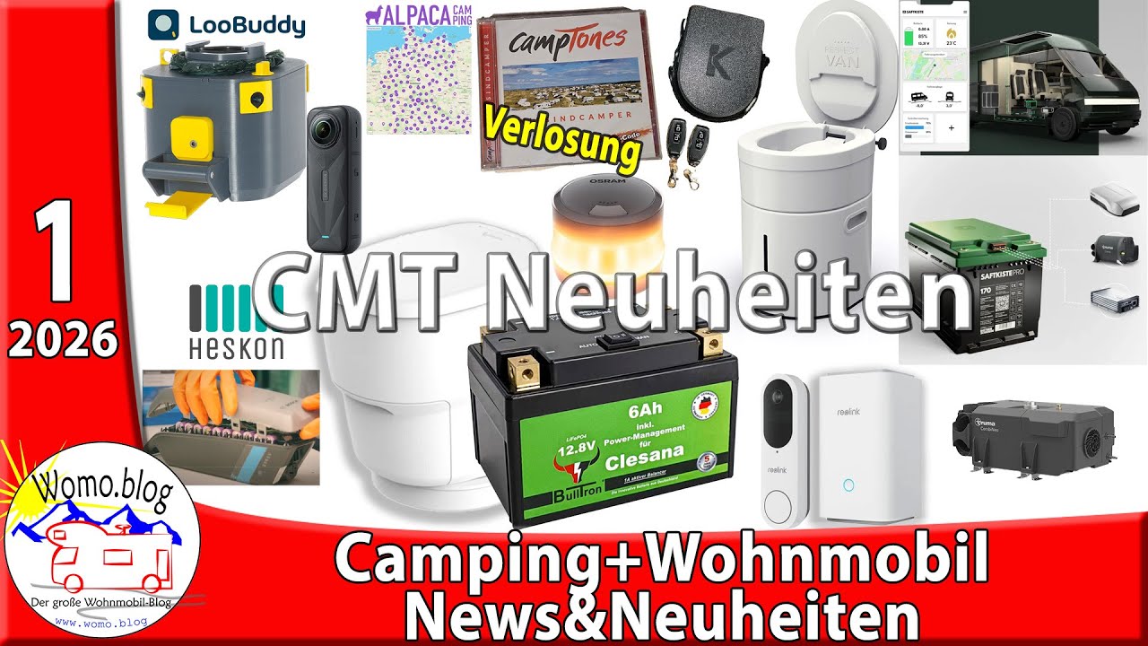 Camping und Wohnmobil News&Neuheiten 1/2026
