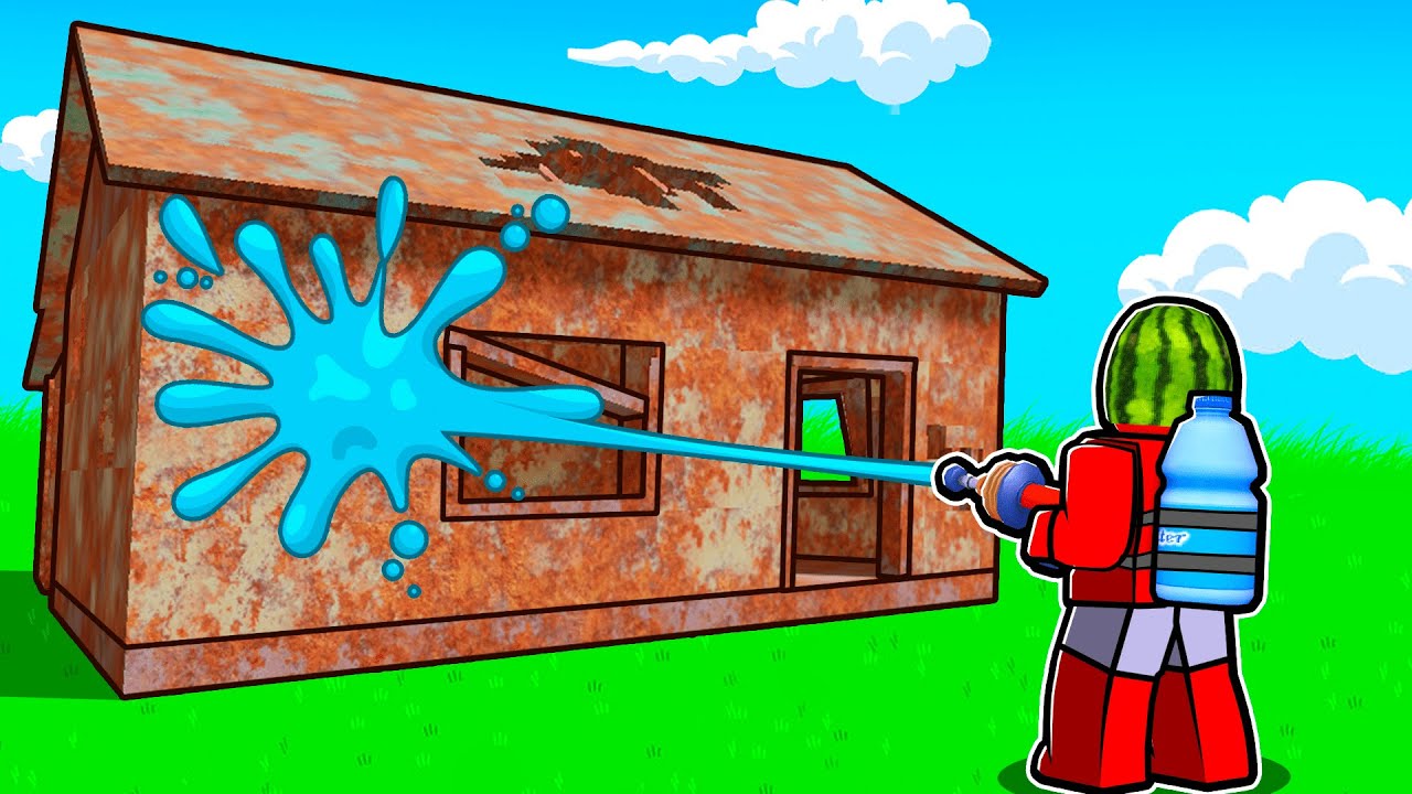 Making $234,234,243 CLEANING HOUSES In Roblox