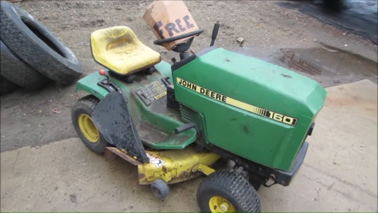 Will It Run?  Free John Deere Garden Tractor