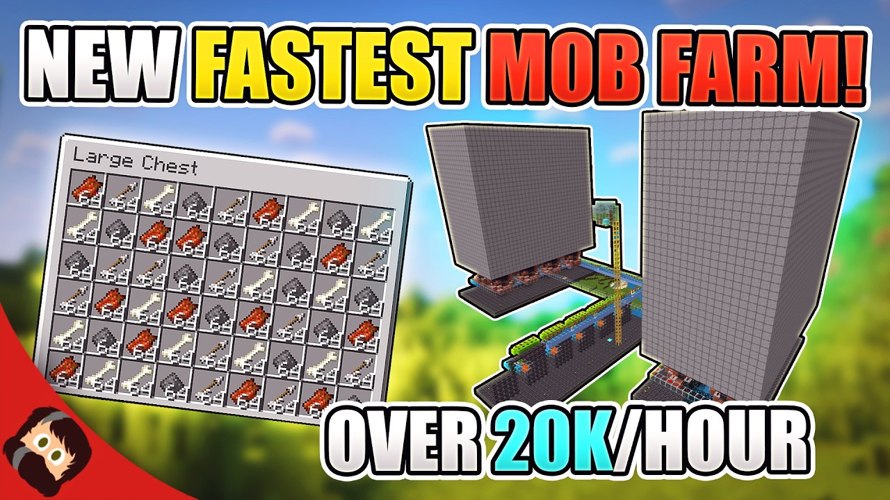 BEST Mob Farm For Minecraft Bedrock | Tutorial