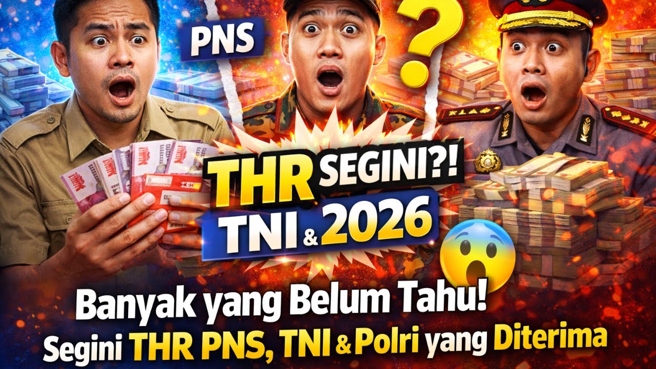 Banyak yang Belum Tahu! Segini THR PNS, TNI & Polri yang Diterima