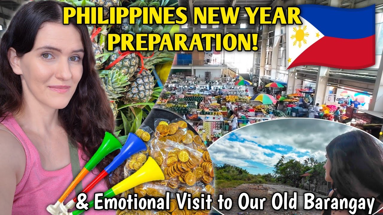 FOLLOWING PHILIPPINES NEW YEAR TRADITIONS! & Emotional Visit To Our Old Home