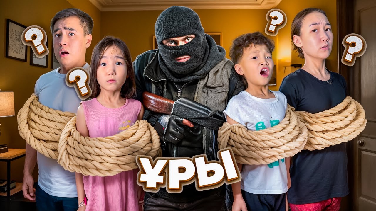 Үйге ҰРЫ кіріп кетті😱Үйді тонап кетті Аликош Көзайым Елжас төртеуміз қорқып кеттік @Orazzaliev