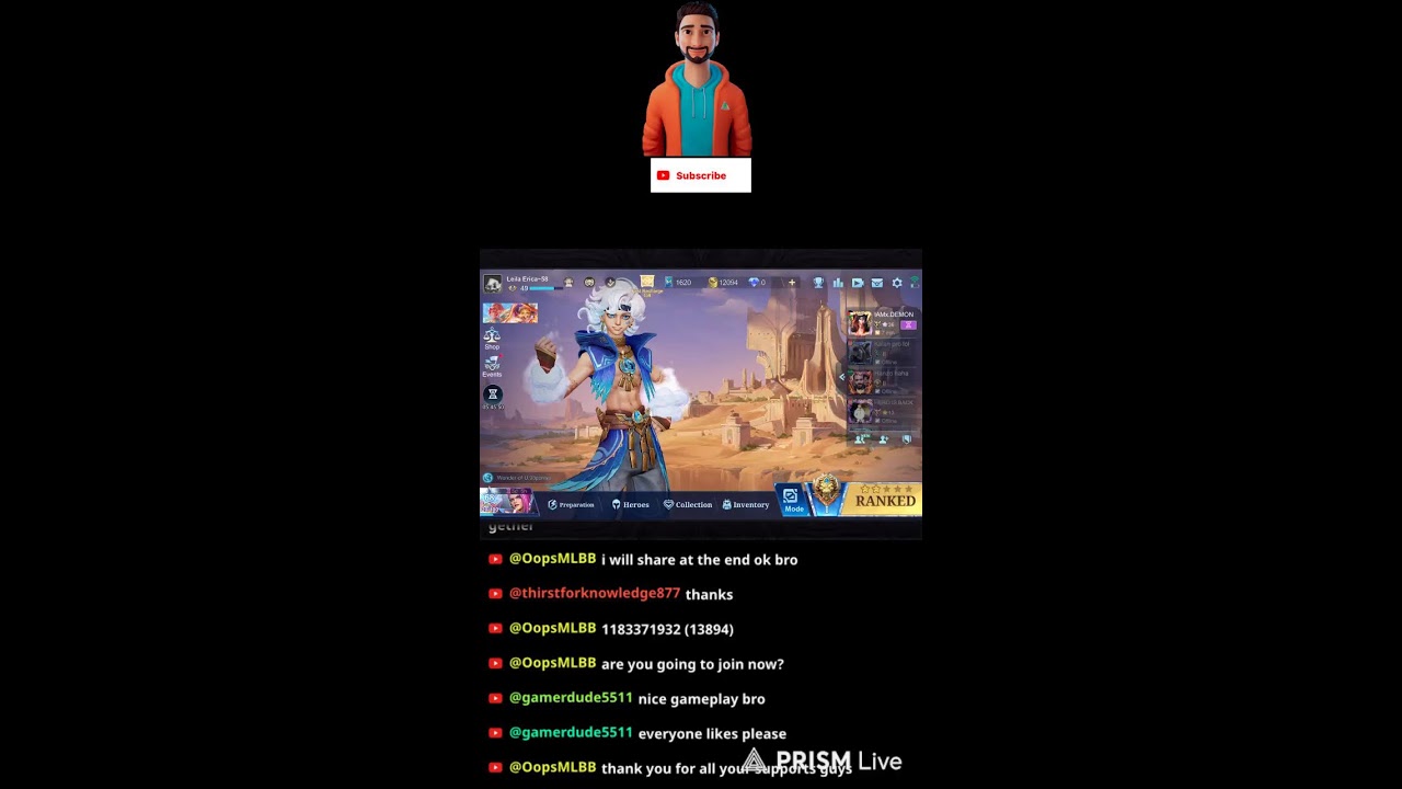 Mlbb live gameplay | road to 1k subscribers | your 1 subscribe matters alot 🙂