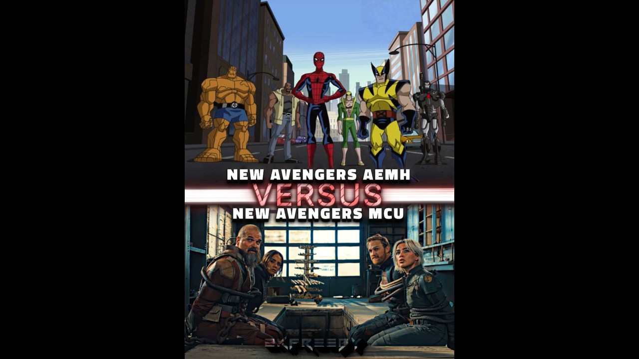 New Avengers (EMH) vs New Avengers (MCU) |#shorts #marvel #mcu