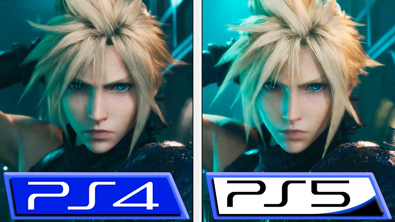 Final Fantasy VII Remake | PS5 VS PS4 | Trailer Comparison