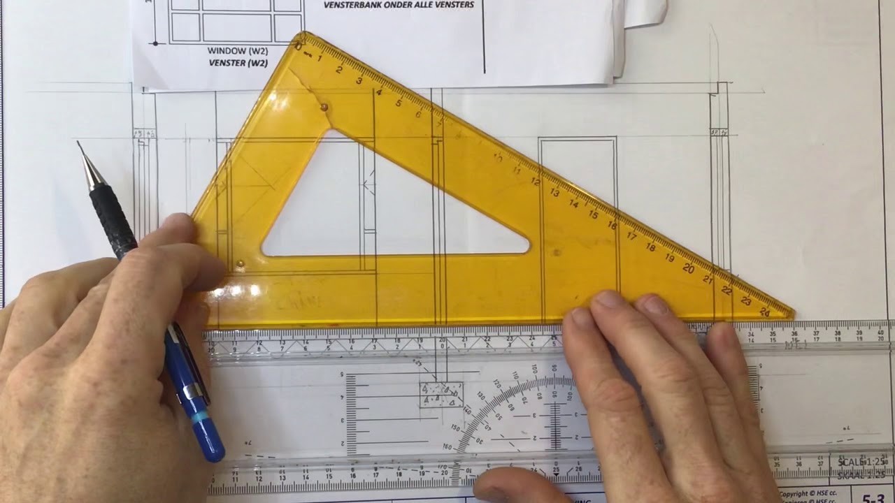 Door and window detail for external walls on sectional elevations video 4 2020