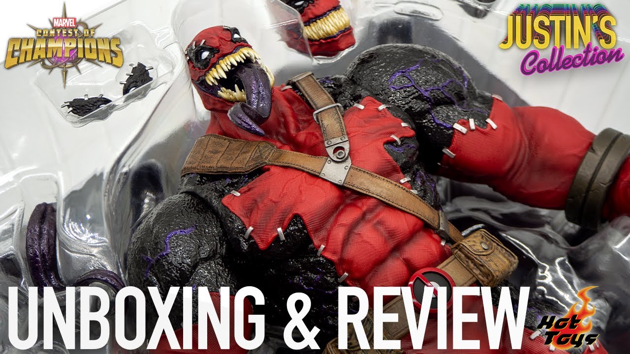 Распаковка и обзор фигурки Веномпул Marvel's Contest of Champions от Hot Toys