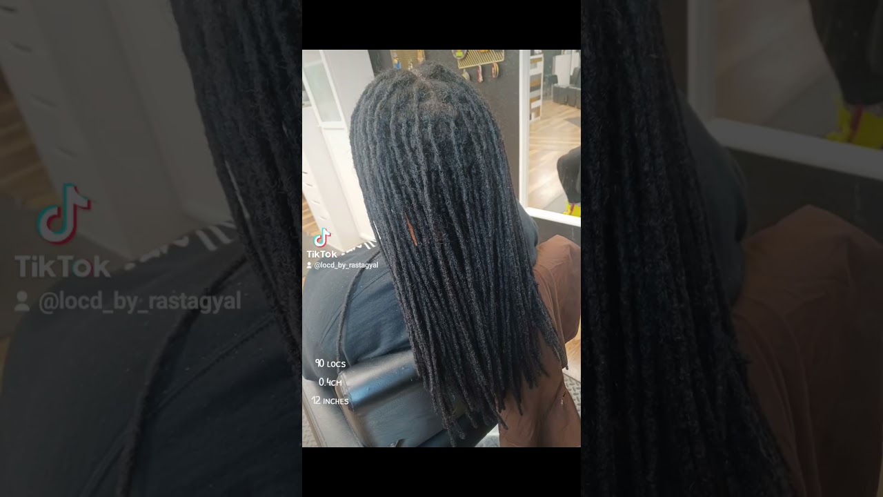 loc extensions install 90 locs, 0.4 cm width, 12 inches long. #locextensions