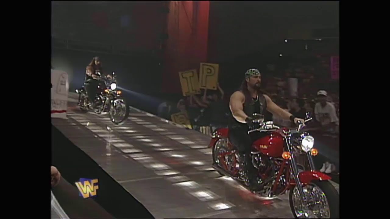 Crush forms a Biker Gang! Disciples of Apocalypse Debut 1997 (WWF)