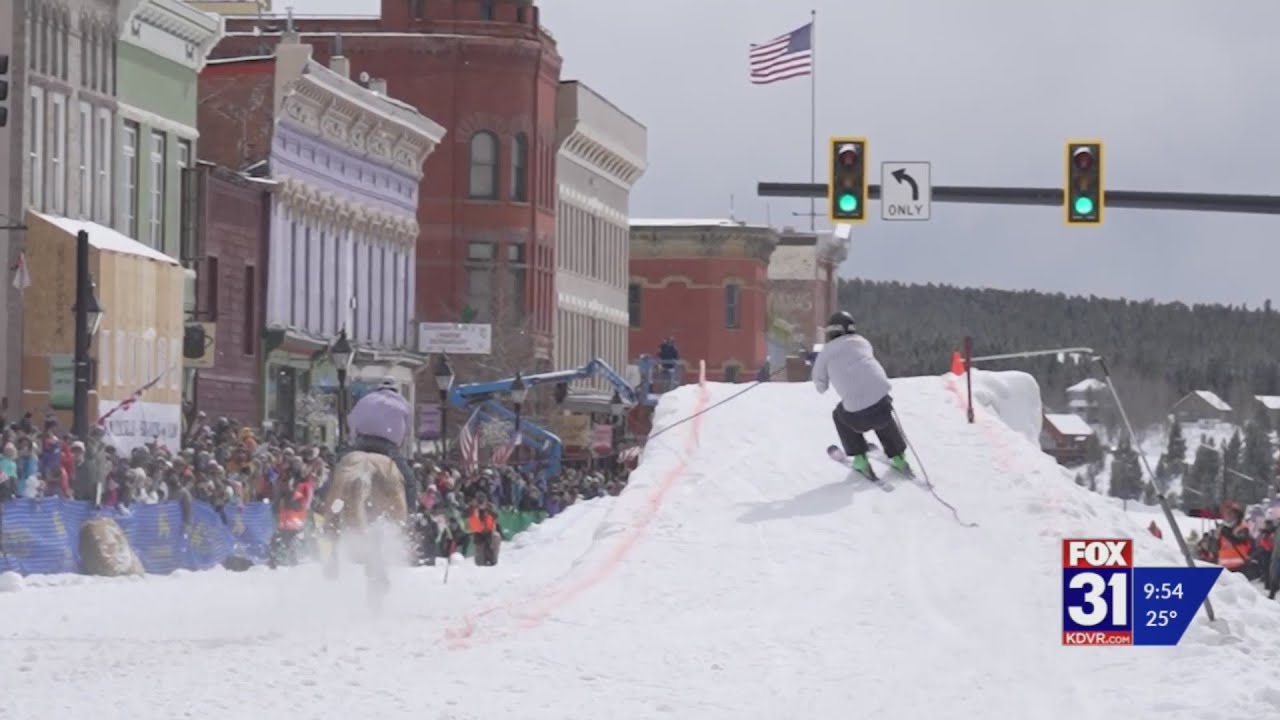 ‘It’s a crazy cowboy event’: Ski joring takes over the streets of Leadville