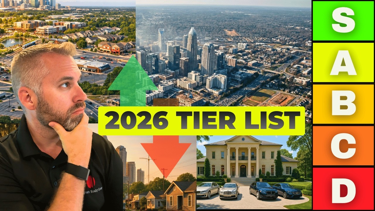 I Ranked Charlotte NC's BEST & Worst Suburbs (2026 Tier List)