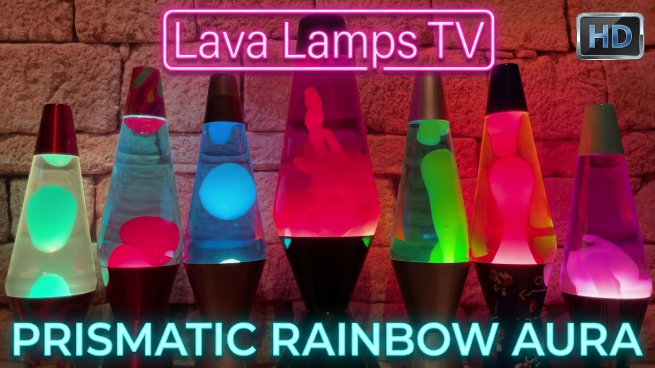🔴 Panoramic Soundscapes Lava Lamps Nighttime Live Stream 🚨🌋💡