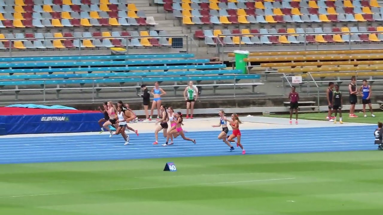100m U14 Women Final, 2026 QLD Athletics Championships, QSAC 14/03/2026 