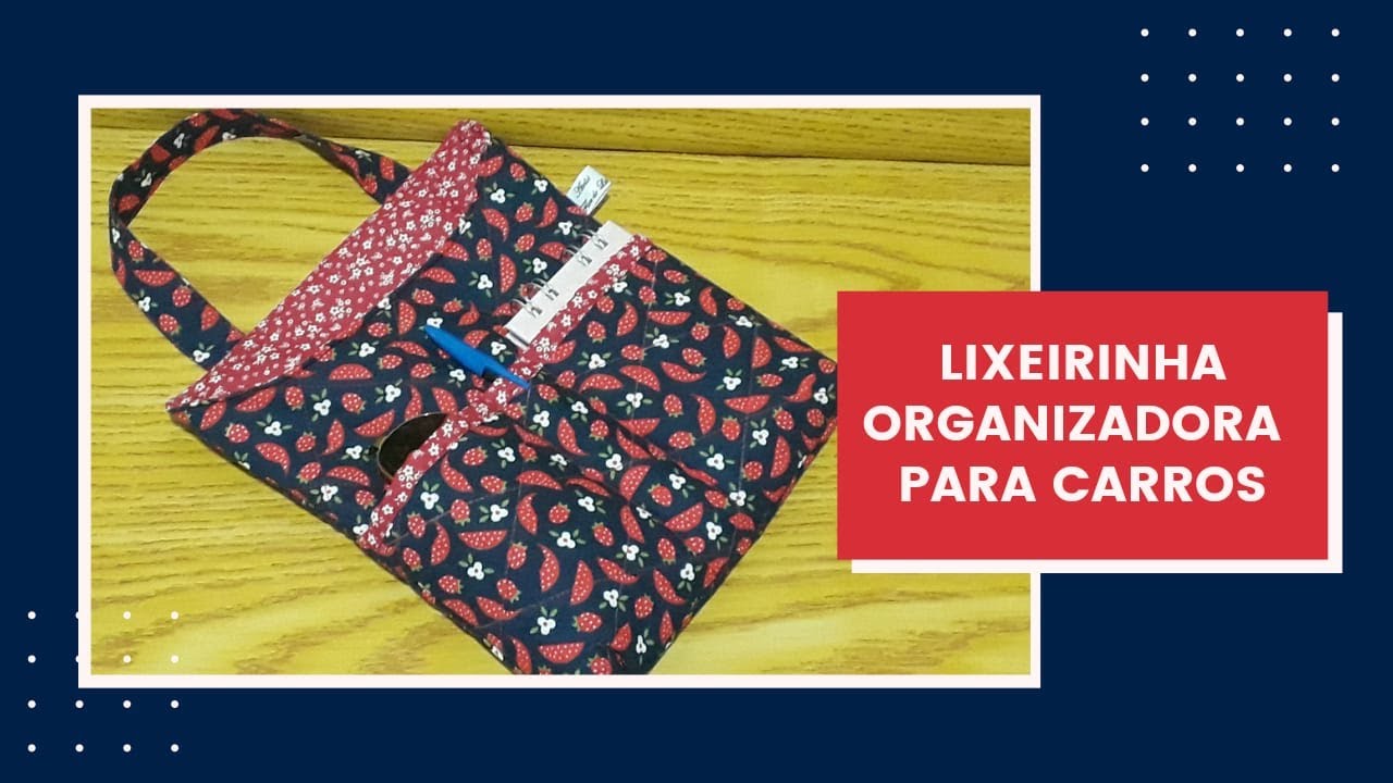 Lixeirinha organizadora para carro