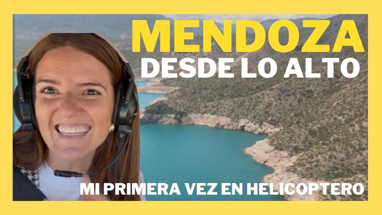 ¡IMPACTANTE! Así viví mi primer vuelo en helicóptero sobre Mendoza 😱🚁