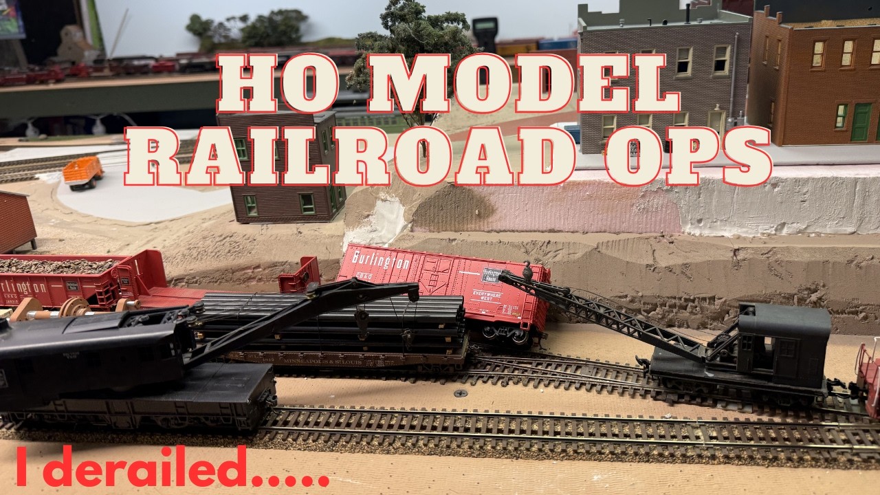 HO Scale Model Layout Operating Session